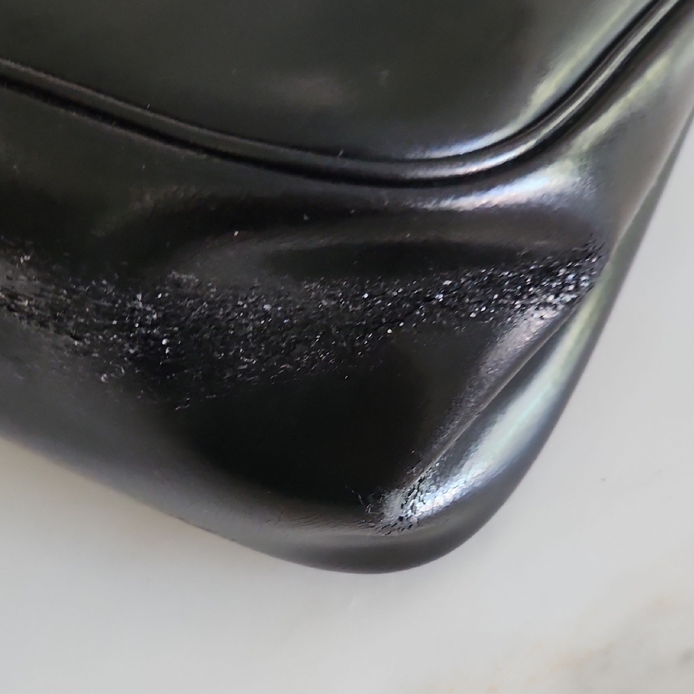 Longchamp Black Leather Tote Bag..Stunning Quiet Luxury! - Picture 12 of 15